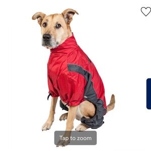 Touchdog Quantum-Ice Full-Bodied Adjustable and 3M Reflective Dog Jacket